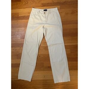 Polo Ralph Lauren Khaki Chino Pants Size 20 Pleated Front Embroidered Logo